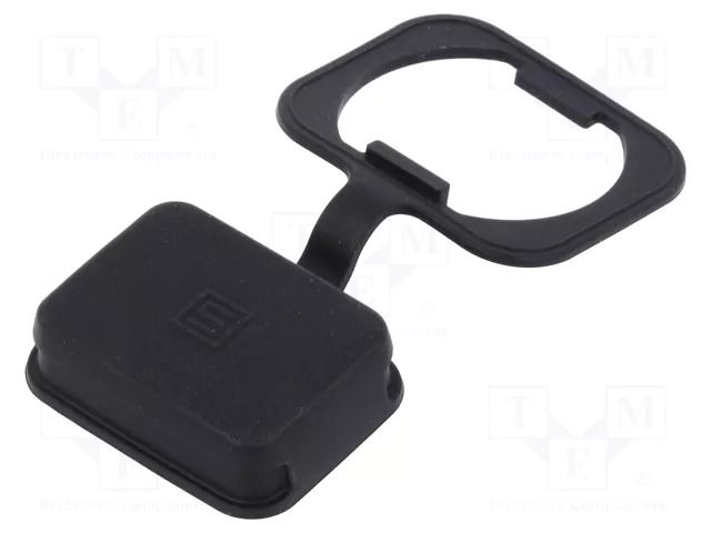 Accessories: protection cover; black; IP67,IP69K; 4761; -25÷120°C SCHURTER 0098.0105