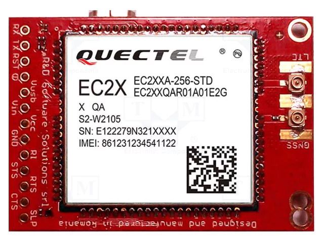 Expansion board; Quectel EC21; IoT; prototype board R&D SOFTWARE SOLUTIONS LLTE-CAT4-UFL-EUR