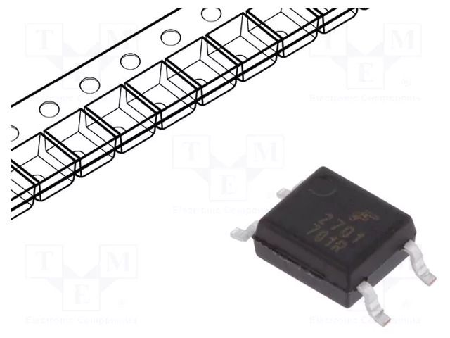 Optocoupler; SMD; Ch: 1; OUT: transistor; 3.75kV; Mini-flat 4pin ONSEMI FODM2701R2