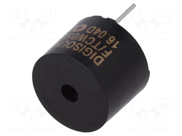 Sound transducer: electromagnetic signaller; 5VDC; 12mm DIGISOUND F/TCW05