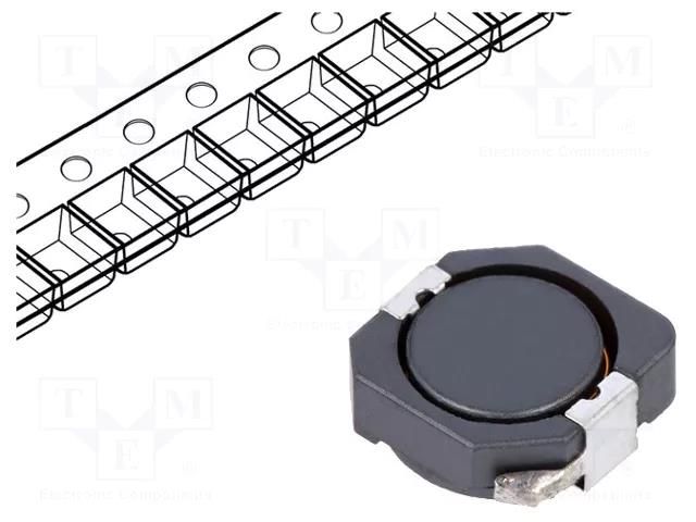 Inductor: wire; SMD; 1mH; 320mA; 3.25Ω; ±20%; 10.3x10.4x4mm Viking PSDB1004NT102
