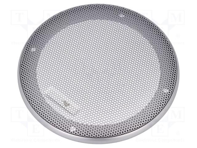 Loudspeaker grille; Ø134x14mm VISATON VS-GR-10R/134-SV