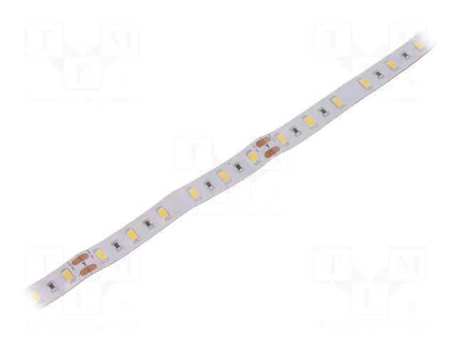 LED tape; white neutral; 5630; LED/m: 60; 12mm; white PCB; IP65 WISVA OPTOELECTRONICS HH-40KGK-5630GWAA