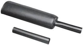 HEAT-SHRINK TUBING, 75MM, 1.2M, BLACK RMW-75/22-1200/ADH-0.