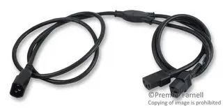 POWER CORD IEC60320C-13/14, 6FT, 10A BLACK 17268A