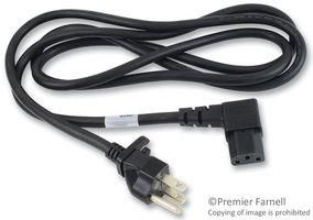 POWER CORD NEMA5-15P/IEC, 79IN, 13A, BLACK 17508