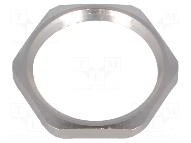 Nut; with earthing; PG13,5; brass; Thk: 3mm; Spanner: 23mm; GM-EMV HUMMEL HUMMEL-1167130001