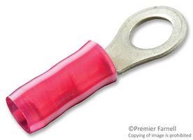 TERMINAL, RING TONGUE, #10, CRIMP, RED 2-36153-5