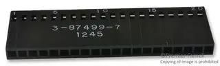 WIRE-BOARD CONNECTOR RECEPTACLE 20 POSITION, 2.54MM 3-87499-7