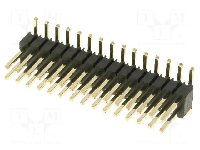 Connector: pin strips; pin header; male; PIN: 30; vertical; 1.27mm CONNFLY ZL322-2X15P