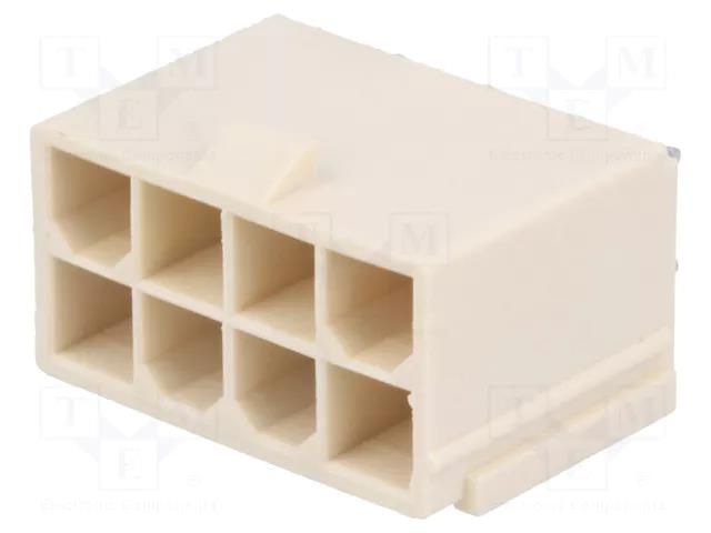 Connector: wire-board; socket; male; Mini-Fit Jr; 4.2mm; PIN: 8; THT MOLEX MX-87427-0842