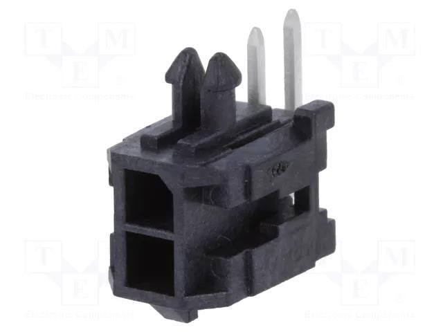 Connector: wire-board; socket; male; PIN: 2; Micro-Fit 3.0; THT MOLEX MX-43045-0202