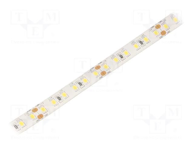 LED tape; white neutral; 2835; LED/m: 120; 10mm; white PCB; IP65 WISVA OPTOELECTRONICS HH-40KTI-2835GWAA