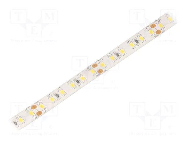 LED tape; white neutral; 2835; LED/m: 120; 10mm; white PCB; IP65 WISVA OPTOELECTRONICS HH-40KTI-2835GWAA