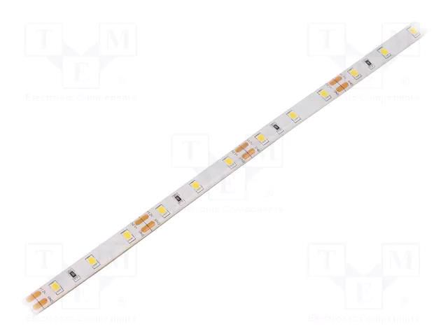 LED tape; white neutral; 2835; LED/m: 60; 8mm; white PCB; IP65 WISVA OPTOELECTRONICS HH-40KGG-2835FWAA