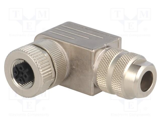 Connector: M12; plug; PIN: 2; female; angled 90°; IP67; for cable MURRELEKTRONIK 7000-14035-0000000
