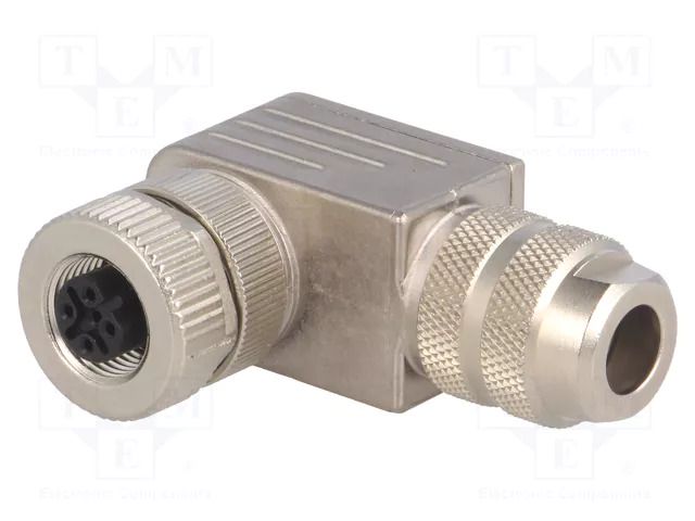 Connector: M12; plug; PIN: 2; female; angled 90°; IP67; for cable MURRELEKTRONIK 7000-14035-0000000