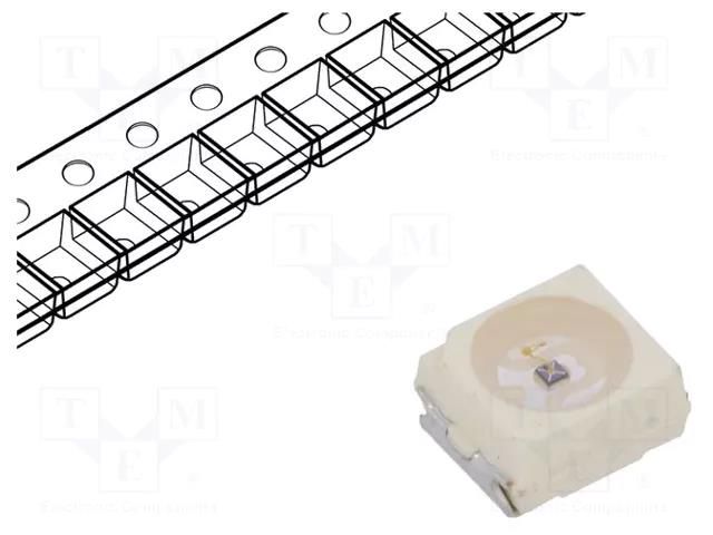 IR transmitter; 3528,PLCC2; 940nm; transparent; 40mW; 120°; SMD VISHAY VSMB3940X01-GS08