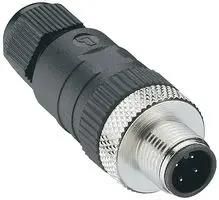 FIELD ATTACHABLE CONNECTOR, M12, FOR USE WITH SENSORS AND ACTUATORS, PRODUCT RANGE 05X9378 RSC 4/9.