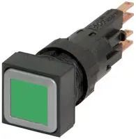 SWITCH, PUSHBUTTON, ILLUMINATED, 24VAC, GREEN Q25LT-GN/WB
