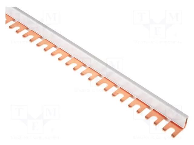 Busbar; 10mm2; Poles: 1; Urated: 240V,415V; Usurge rated: 4kV; fork EATON ELECTRIC Z-GV-10/1P-1TE