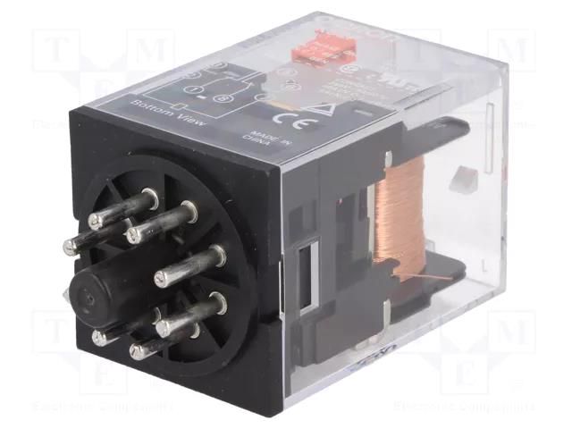 Relay: electromagnetic; DPDT; Ucoil: 24VDC; Icontacts max: 10A OMRON MKS2P-24DC