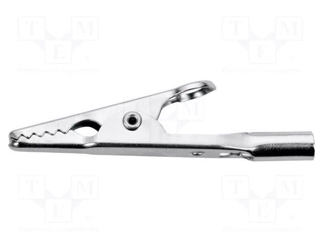 Crocodile clip; 16A; 70VDC; 33VAC; max.8mm; Type: non-insulated SCHÜTZINGER AK305NI