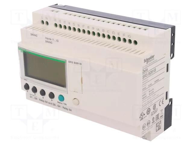 Programmable relay; IN: 16; Analog in: 0; OUT: 10; Zelio Logic; IP20 SCHNEIDER ELECTRIC SR3B261B