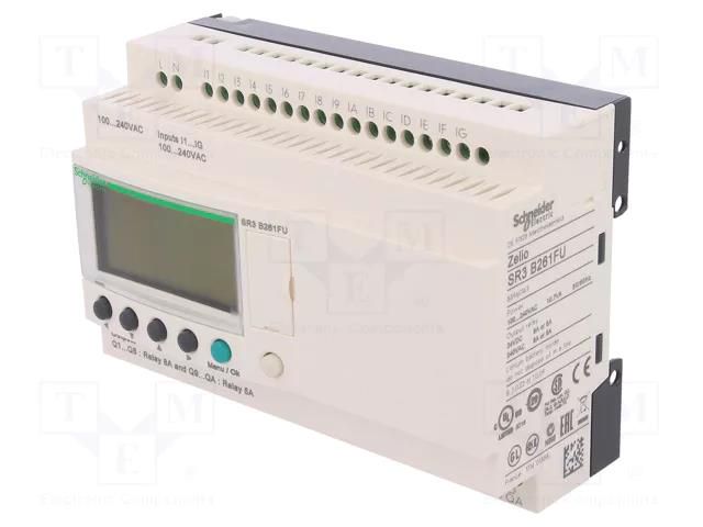 Programmable relay; IN: 16; Analog in: 0; OUT: 10; Zelio Logic; IP20 SCHNEIDER ELECTRIC SR3B261FU