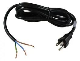 POWER CORD, NEMA5-15P, 9.8FT, 13A, BLACK 17515 10 B1