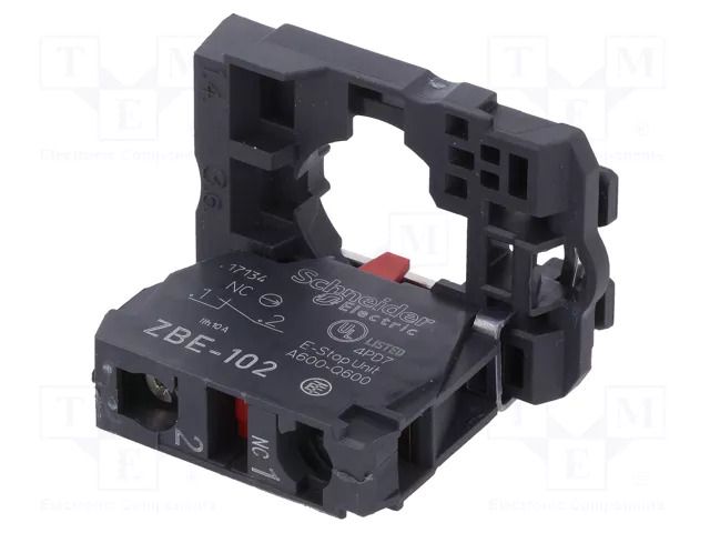 Contact block; 22mm; Harmony XB5; IP20; screw terminals; -25÷70°C SCHNEIDER ELECTRIC ZB5AZ102