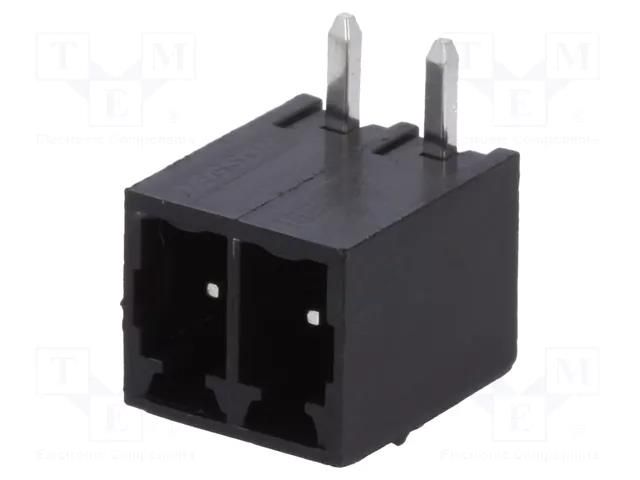 Pluggable terminal block; 3.5mm; ways: 2; angled 90°; socket; male DEGSON ELECTRONICS 15EDGRC-3.5-02P-13