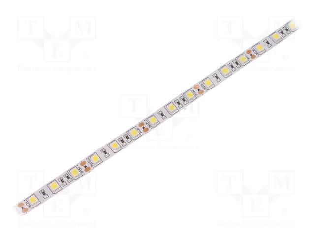 LED tape; white cold; 5050; LED/m: 60; 10mm; white PCB; IP20; 12VDC WISVA OPTOELECTRONICS HH-50KGI-5050FWNA