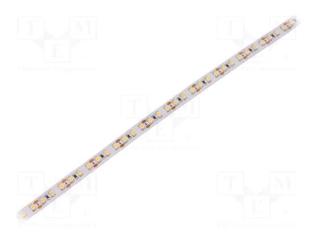LED tape; white warm; 3528; LED/m: 120; 10mm; white PCB; IP20; 12VDC WISVA OPTOELECTRONICS HH-30KTI-3528FWNA
