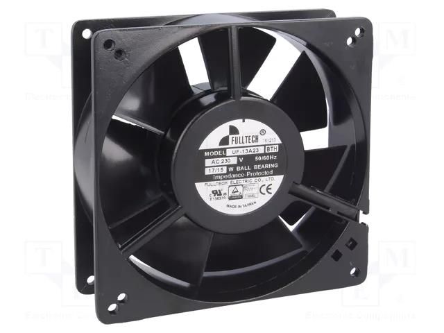 Fan: AC; axial; 230VAC; 127x127x38mm; 175.1m3/h; 46dBA; ball FULLTECH UF13A23-H