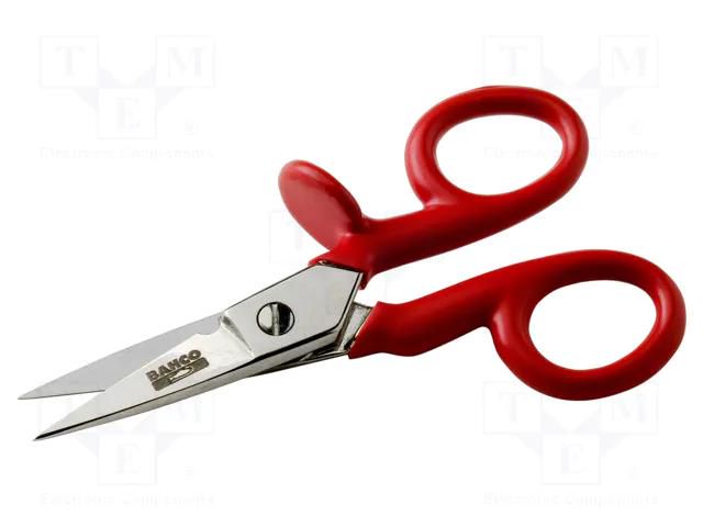 Scissors; for cables; Tool length: 130mm; Blade length: 50mm BAHCO SA.SC127V