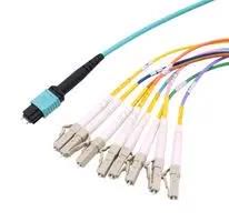 FIBRE CORD, MPO PLUG-LC, MM, 1M MPM8OM4-LCR-1