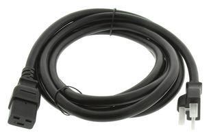 POWER CORD, IEC 320/NEMA 5-20P, BLACK, 10FT, 20A P049-010