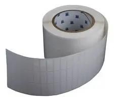 LABEL, POLYESTER, WHITE, 25.4 X 9.53MM THT-3-423-10