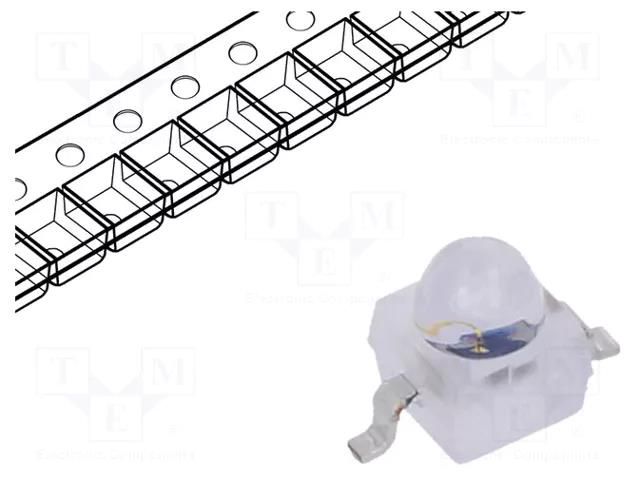 PIN photodiode; 1.8mm; Gull wing; SMD; 900nm; 350÷1120nm; 15° VISHAY VEMD2520X01