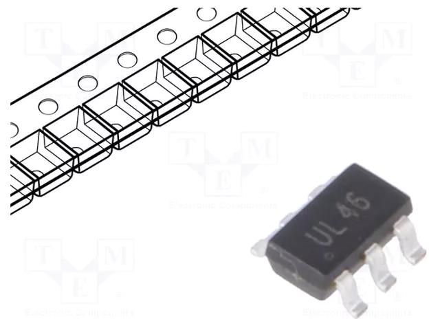 Diode: TVS array; 6V; bidirectional; SOT23-6; reel,tape; ESD STMicroelectronics USBLC6-4SC6