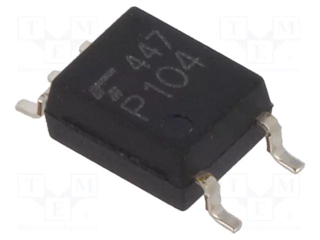 Optocoupler; SMD; Ch: 1; OUT: gate; 3.75kV; 1Mbps; SO6; 15kV/μs TOSHIBA TLP104-E-T