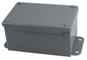 ENCLOSURE, JUNCTION BOX, STEEL, GRAY A604SC