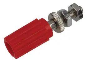 BINDING POST, 15A, #8-32, SCREW, RED 1482-102