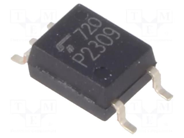 Optocoupler; SMD; Ch: 1; OUT: open collector; Uinsul: 3.75kV; 1Mbps TOSHIBA TLP2309-E-T