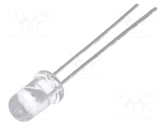 LED; amber; 5mm; 5500÷9300mcd; 30°; Front: convex; 1.8÷2.4VDC BROADCOM (AVAGO) HLMP-EL3A-WXKDD