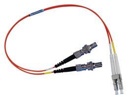 N/W CABLE, LC-ST, 1FT, ORANGE N457-001-62