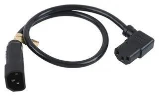 POWER CORD, IEC 320 C14/C13 LA, 2FT, 10A P004-002-13LA