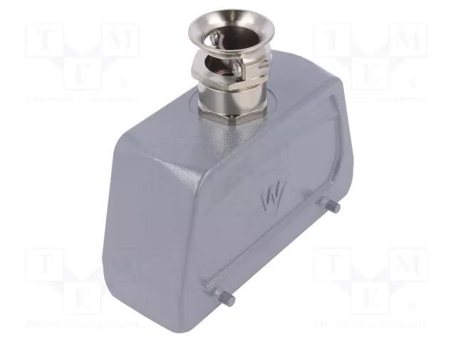 Enclosure for connectors: HDC; size 24; for cable; M25; straight WIELAND 70.352.2435.3