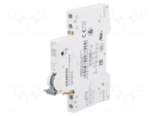 Auxiliary contacts; for DIN rail mounting SIEMENS 5ST3010